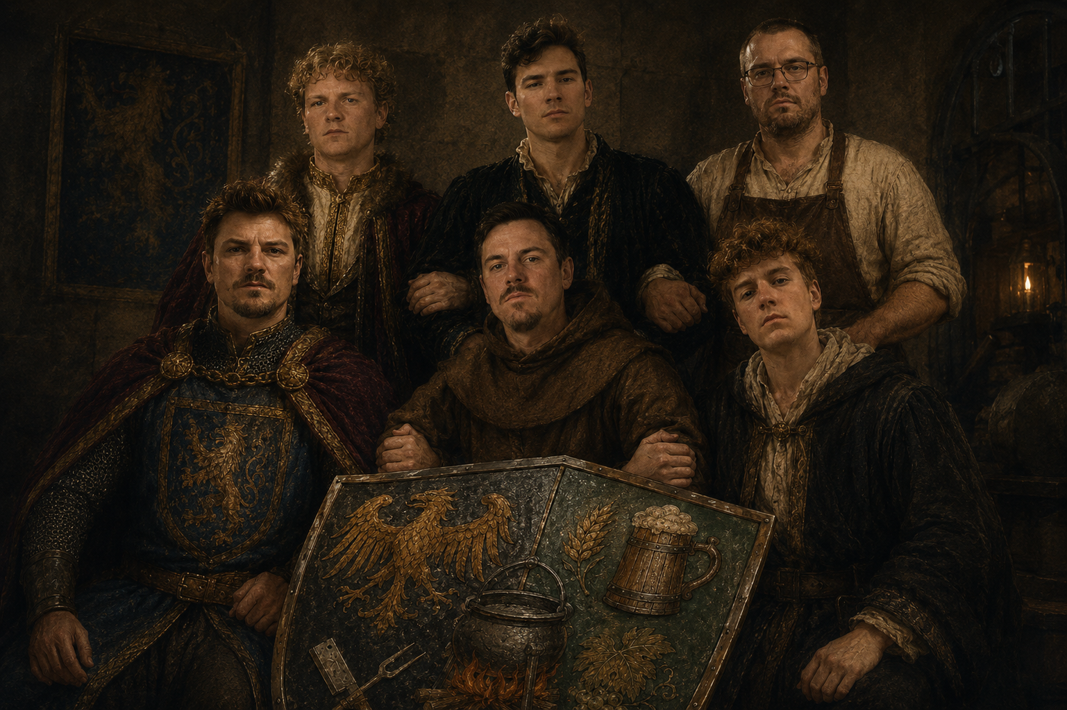 Gründungsteam der Teutonia Elsass-Lotgrillen